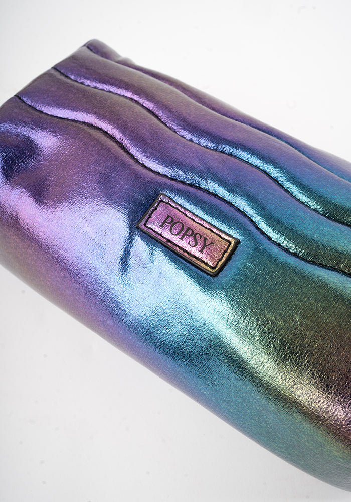 Second angle of Rainbow Metallic Pencil Case