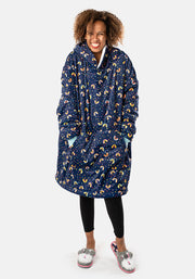 Popsy Pop-On Oversize Rainbow Print Hoodie