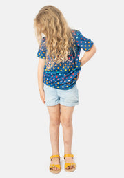 Rainbow Stars Print Children's T-Shirt (Sara)