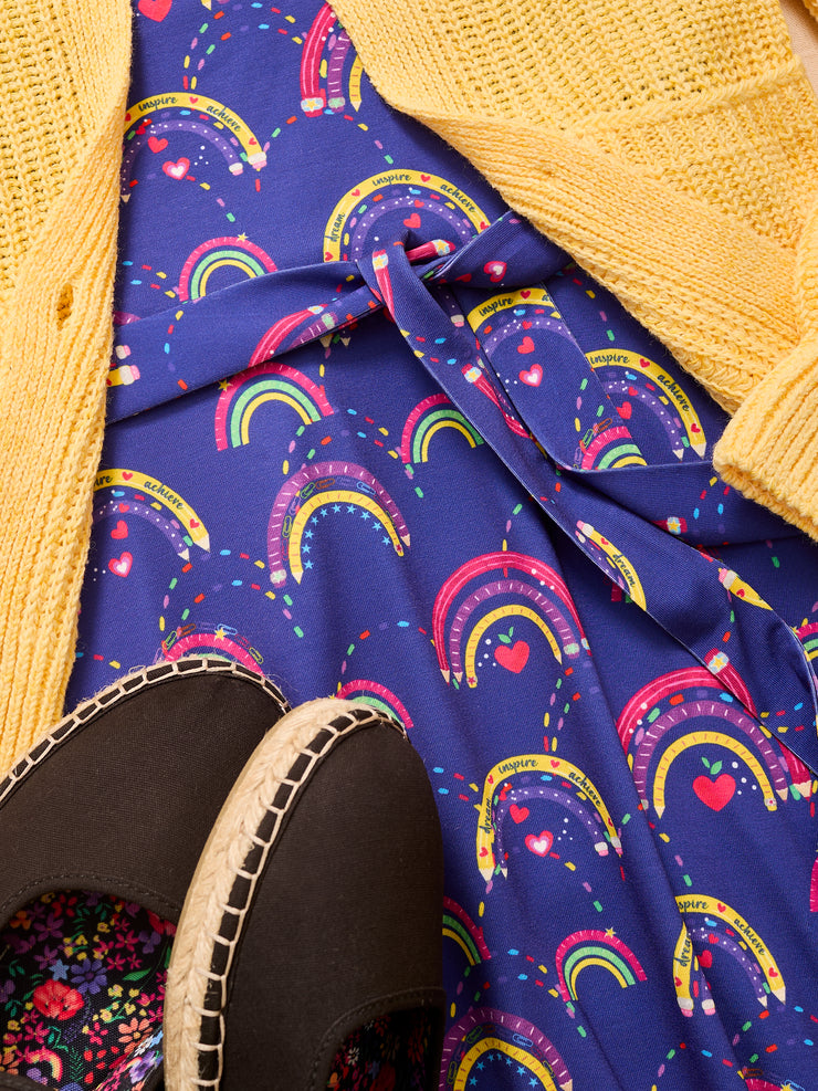 Elio Rainbow Pencils Dress