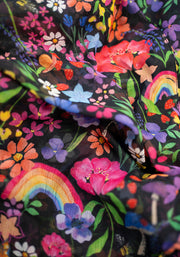 Garden Rainbow Tie Front Cover Up