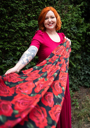 Red Rose Scarf
