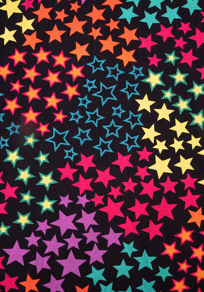 Reeva Bright Stars Print Cotton T Shirt