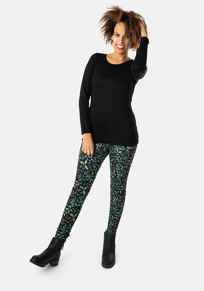 Rene Holly Print Popsy Leggings