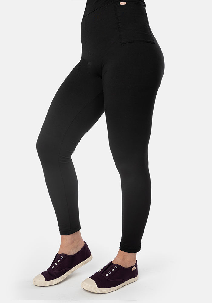 Second angle of Rene Black Popsy Leggings