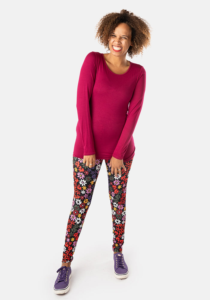 Rene Ditsy Floral Print Popsy Leggings