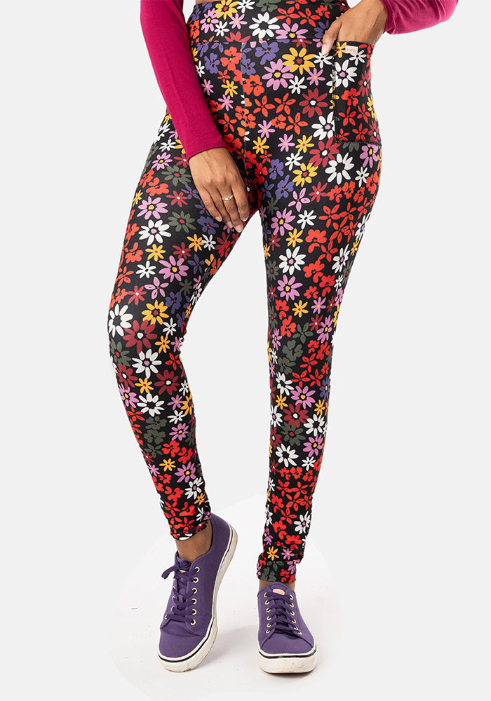 Rene Ditsy Floral Print Popsy Leggings