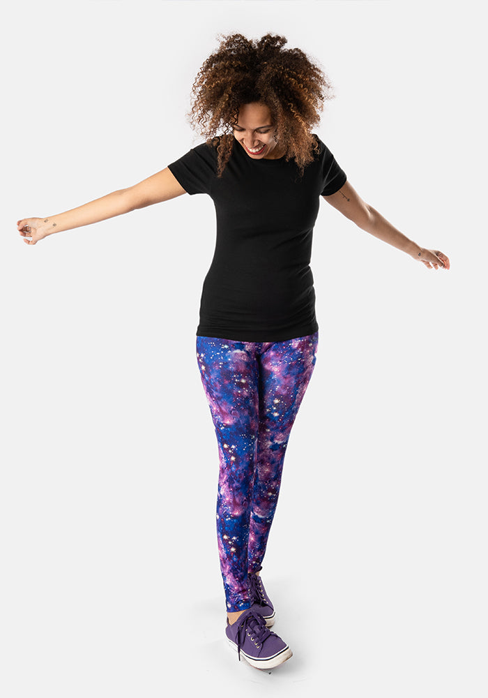 Rene Galaxy Print Popsy Leggings