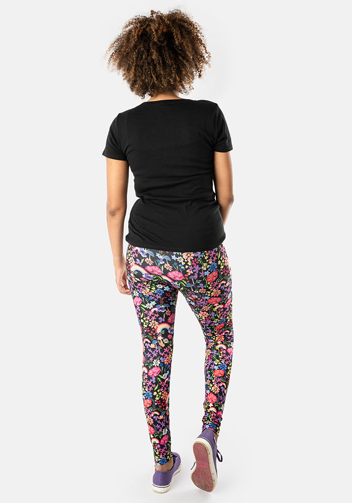 Rene Garden Rainbow Print Popsy Leggings