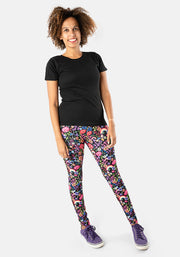 Rene Garden Rainbow Print Popsy Leggings