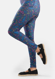 Rene Musical Notes Print Popsy Leggings