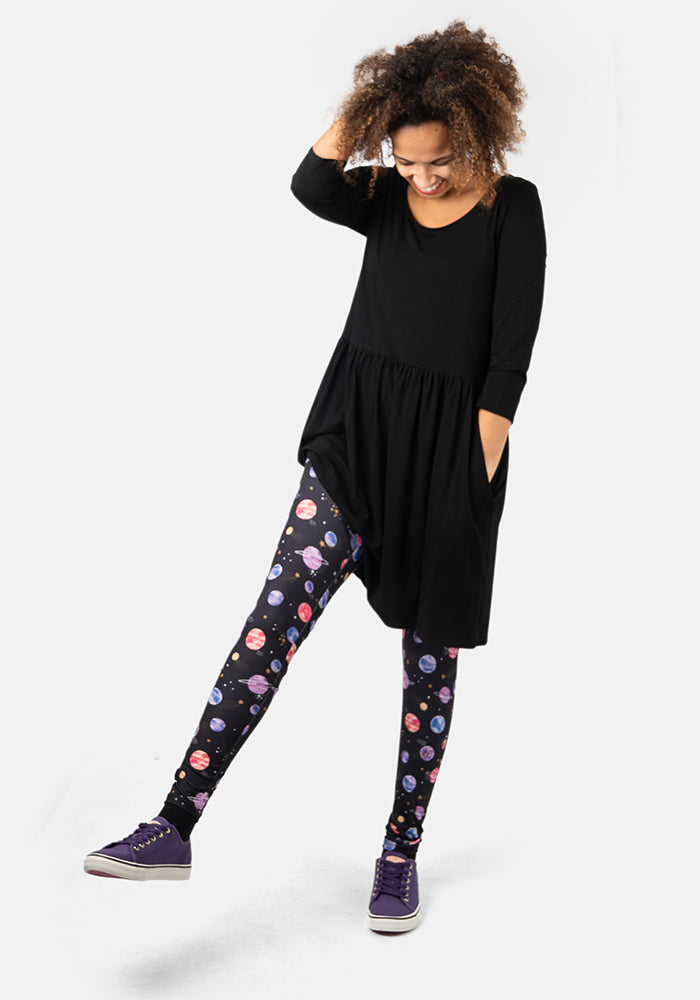 Rene Planets Print Popsy Leggings