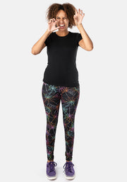 Rene Rainbow Webs Print Popsy Leggings