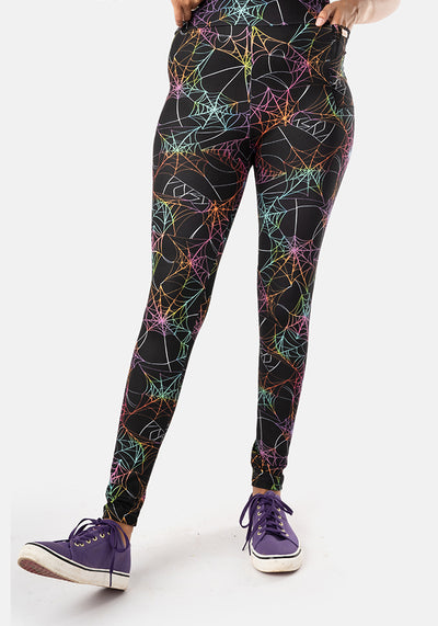 Rene Rainbow Webs Print Popsy Leggings