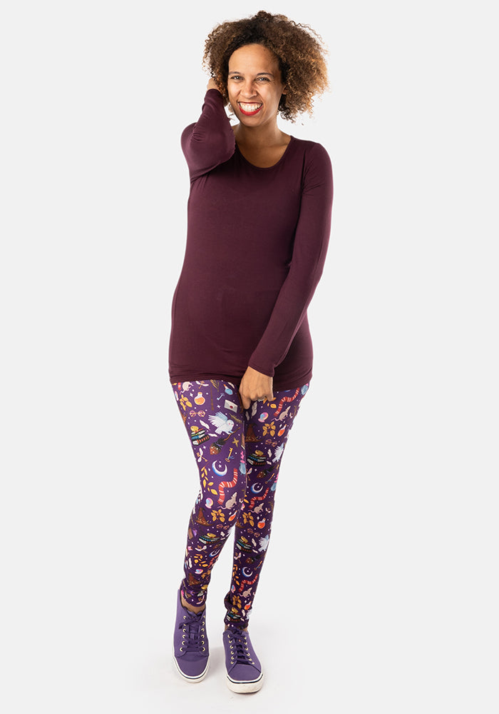 Rene Wizard Print Popsy Leggings