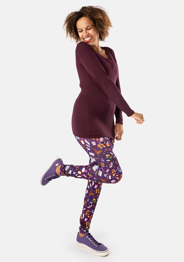 Rene Wizard Print Popsy Leggings