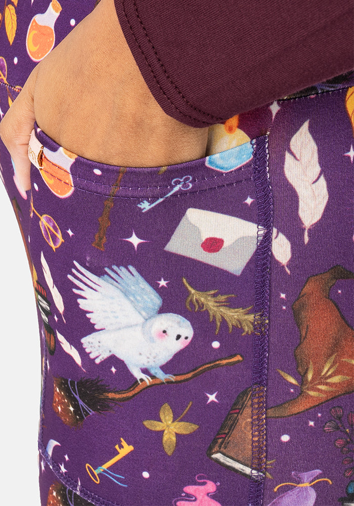 Rene Wizard Print Popsy Leggings