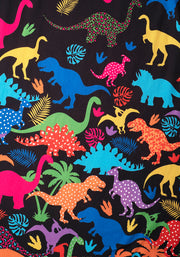 Bronto Dinosaur Border Print Midi Dress