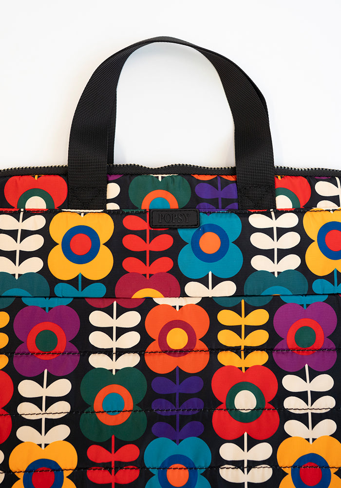 Retro Flower Laptop Bag
