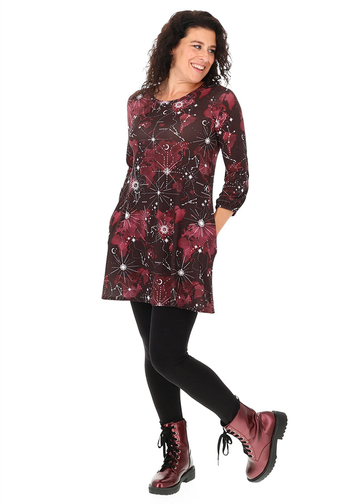 Rhodes Wine Celestial Map Tunic