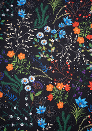 Rosamund Winter Floral Print Midi Dress