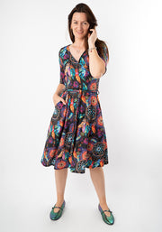 Roya Dream Catcher Print Dress