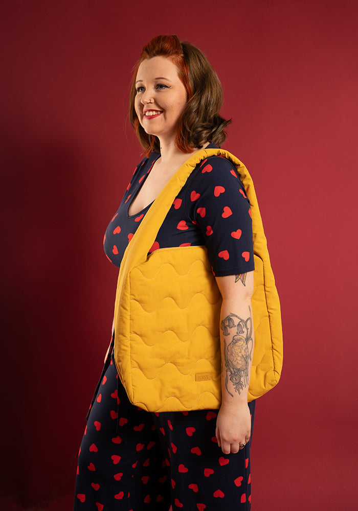 Rubin Heart Print Cotton Jumpsuit