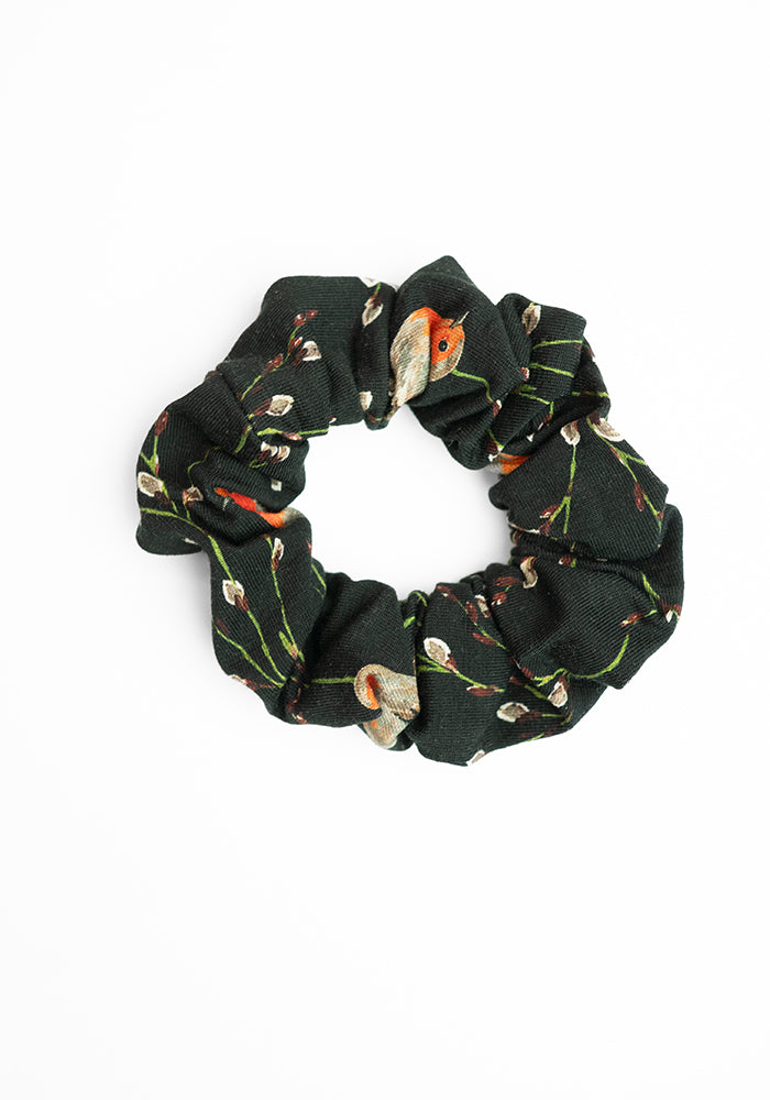 Christmas Print Hair Scrunchies