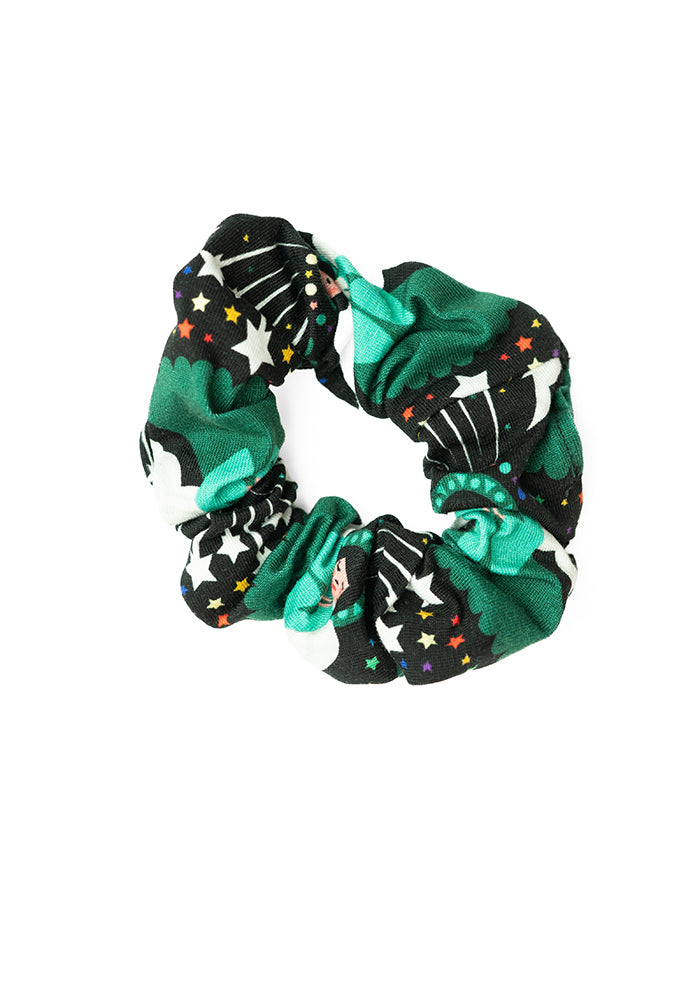 Christmas Print Hair Scrunchies