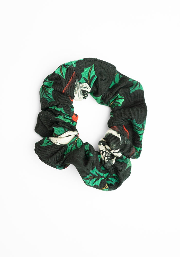 Christmas Print Hair Scrunchies