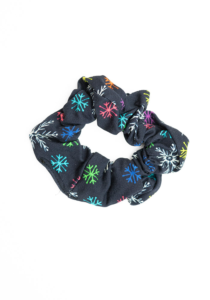 Christmas Print Hair Scrunchies