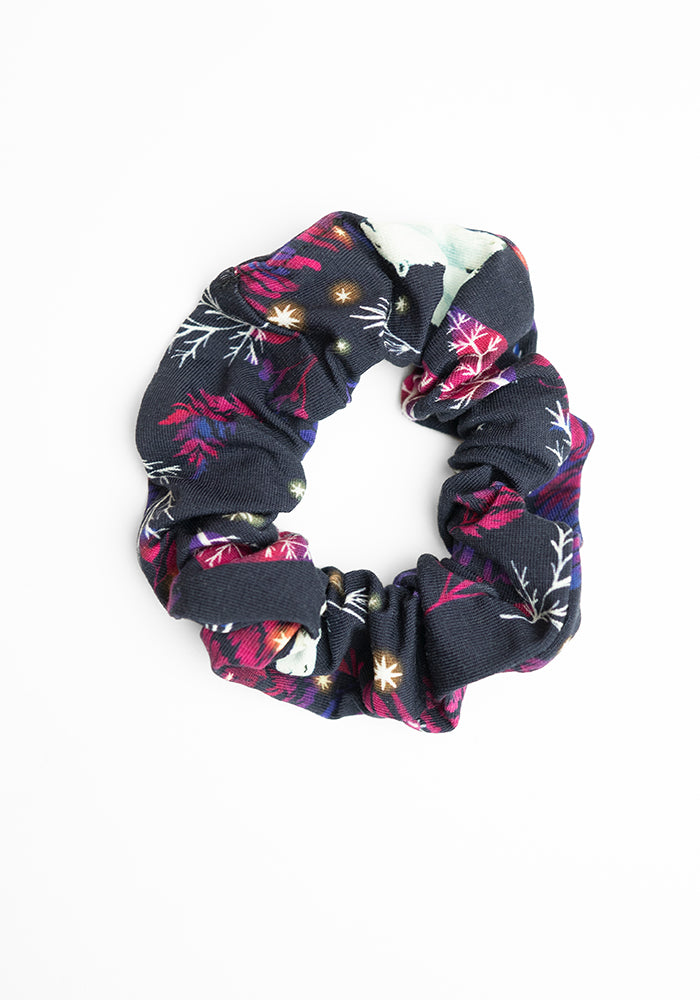 Christmas Print Hair Scrunchies