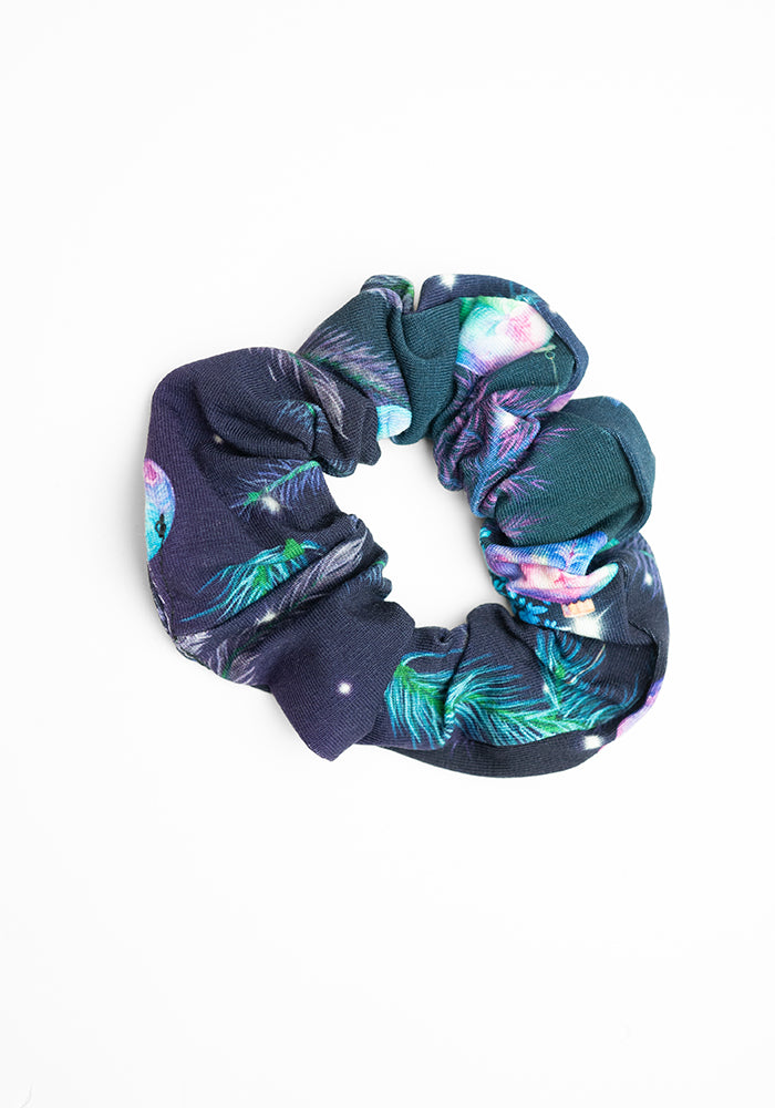 Christmas Print Hair Scrunchies