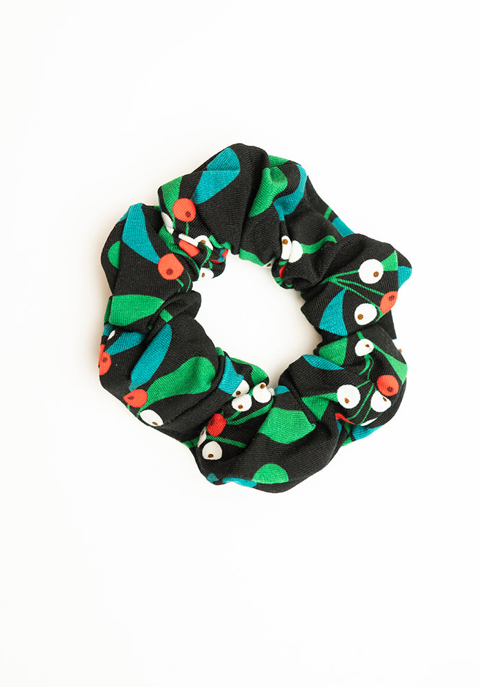 Christmas Print Hair Scrunchies