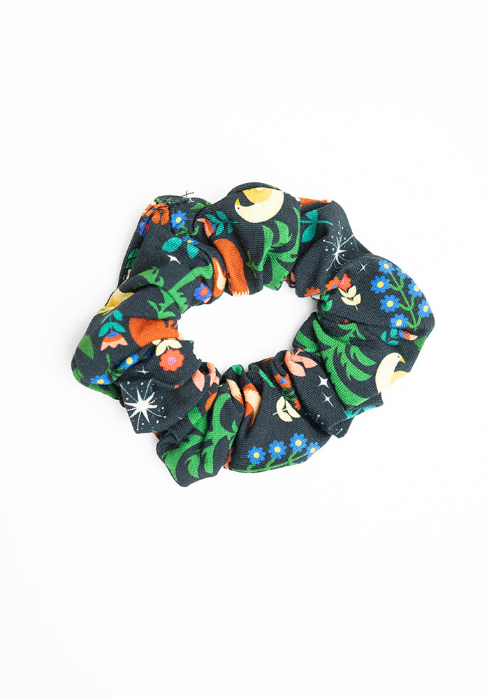 Christmas Print Hair Scrunchies