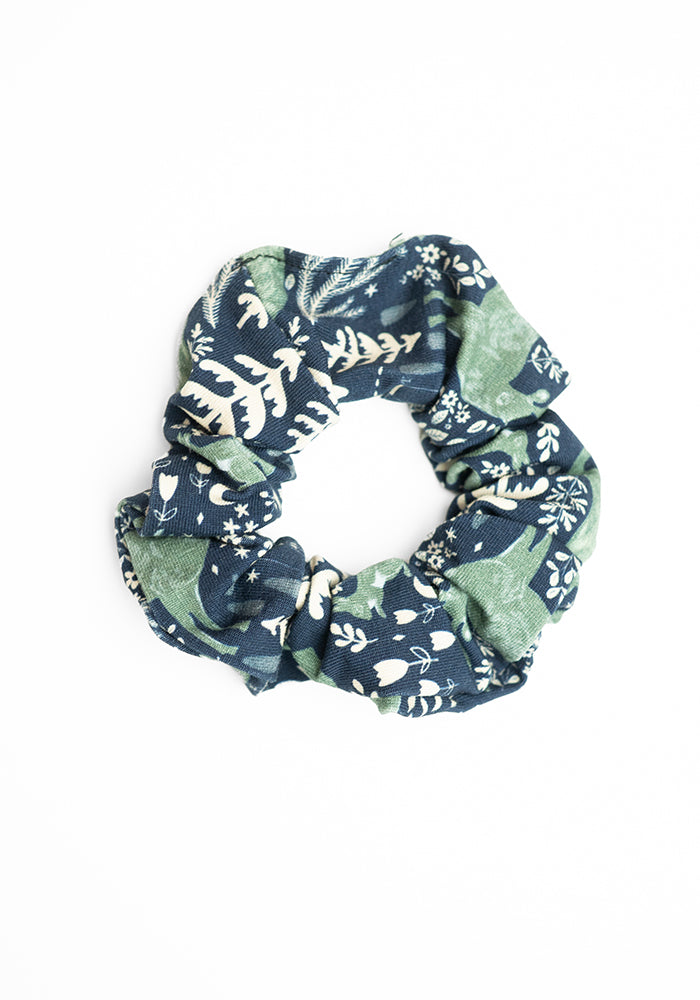 Christmas Print Hair Scrunchies