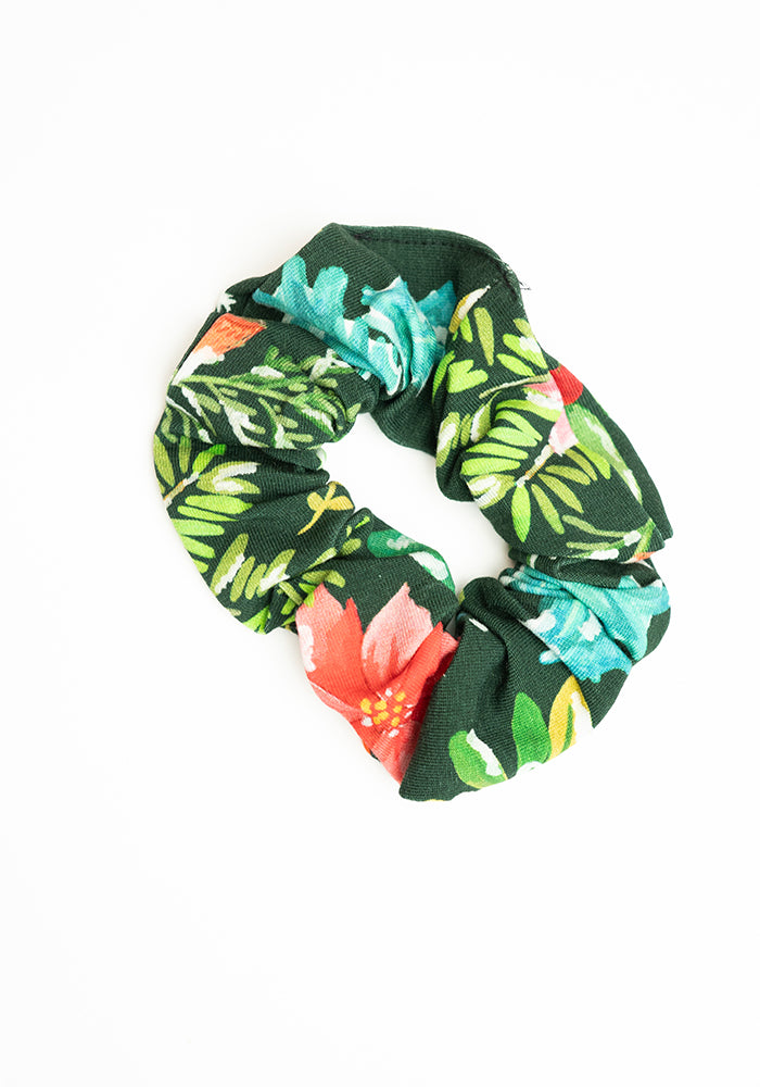 Christmas Print Hair Scrunchies
