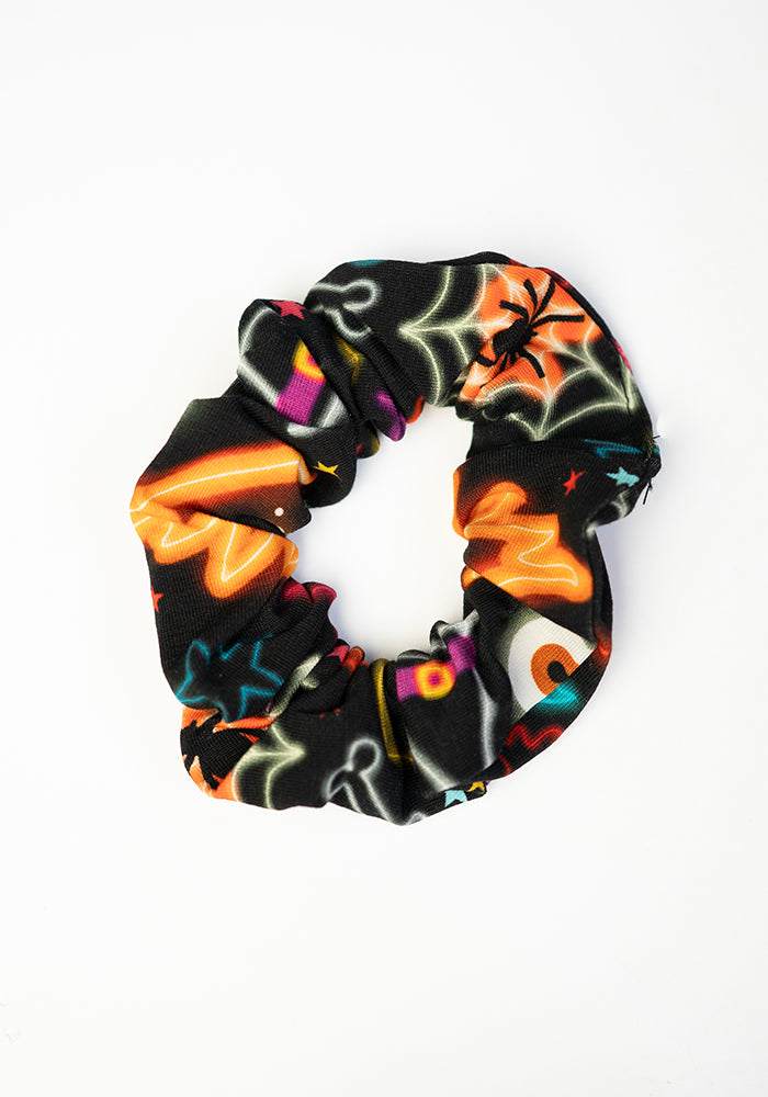 Halloween Print Hair Scrunchies