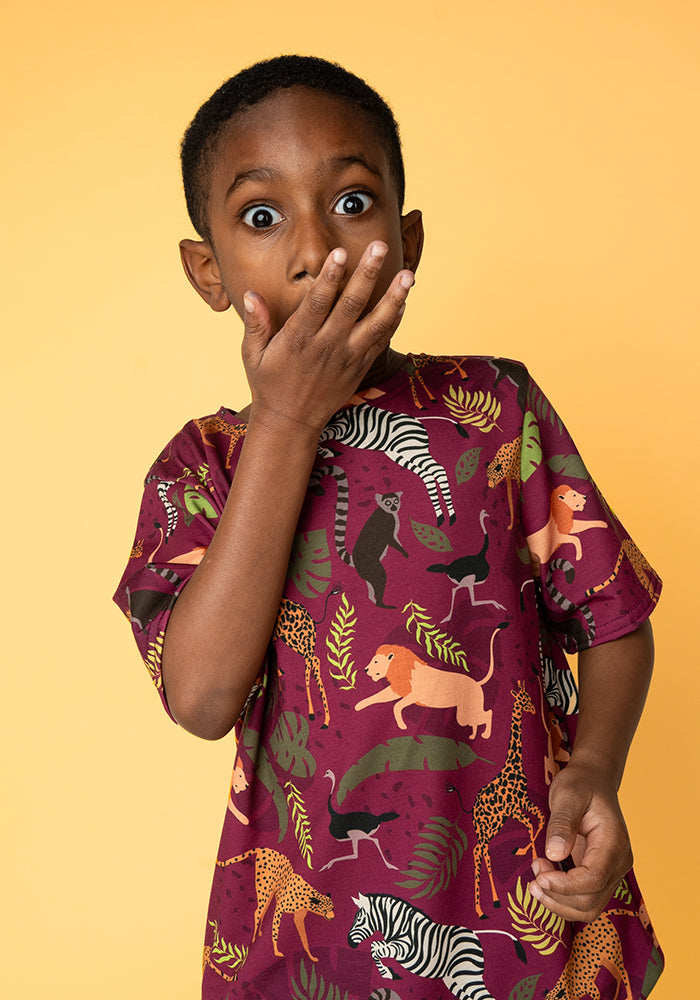 Safari Animal Print Children's T-Shirt (Zora)