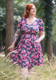 Sakura Cherry Blossom Print Dress