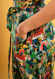 Santos Tiger Print Viscose Dress