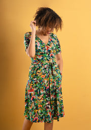 Santos Tiger Print Viscose Dress