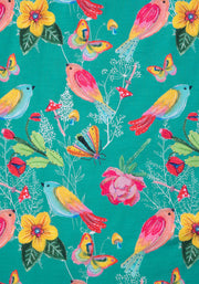 Saphy Birds & Butterfly Print Dress