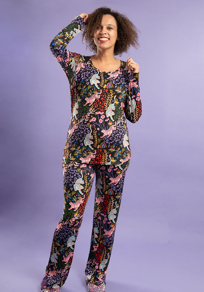 Sarai Tiger Print Pyjama Set