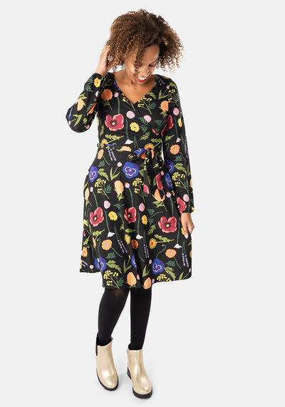 Sawyer Large Floral Print Dress