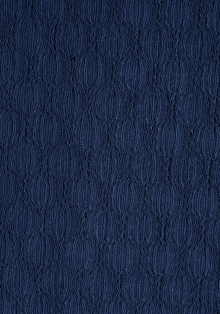 Second angle of Shae Navy Oval Textured Tiered Hem Midi Dress