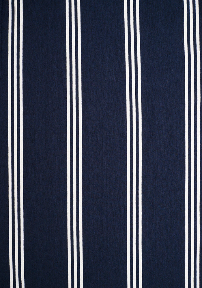 Shanice Navy Stripe Viscose Dress
