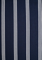 Elsbeth Navy Stripe Viscose Midi Dress