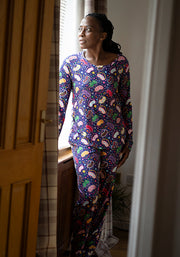 Shelbie Sleep Mask Print Pyjama Set