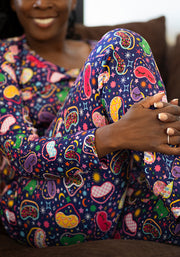 Shelbie Sleep Mask Print Pyjama Set